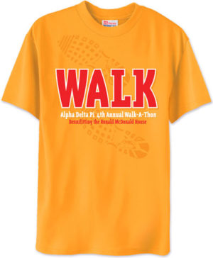 walkathon shirts