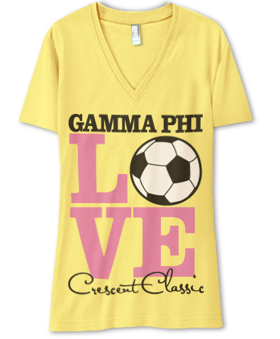 Gamma Phi Soccer T-Shirt