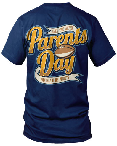 Zeta Tau Alpha Parents Day T-Shirt