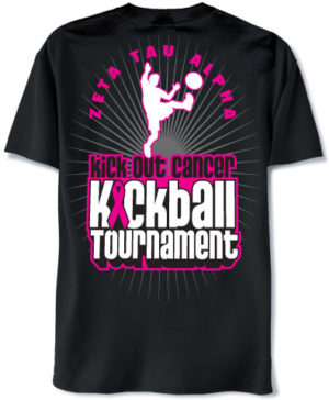 Zeta Tau Alpha Kickball Shirt
