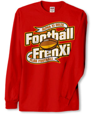 Alpha Xi Delta Football Shirt