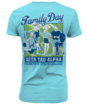 Zeta Tau Alpha Family Day T-Shirt