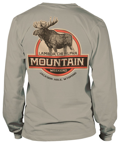 8625 Lambda Chi Alpha Mountain T-Shirt Greek Shirts.