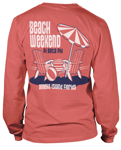 Pi Beta Phi Beach T-Shirt