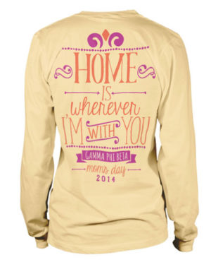 Gamma Phi Beta Mom's Day T-shirt