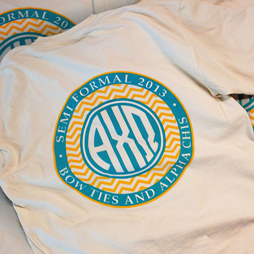 Alpha Chi Omega Monogram T-shirt