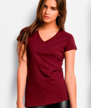 Bella Ladies V-neck T-shirt