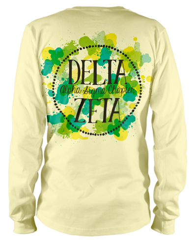 Delta Zeta Watercolor T-shirt