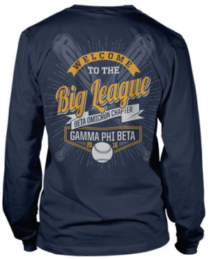 Gamma Phi Beta Baseball T-shirt