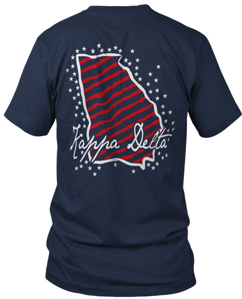 Kappa Delta State T-shirt