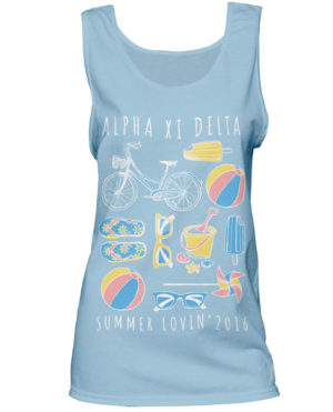 Alpha Xi Delta Summer Tank Top