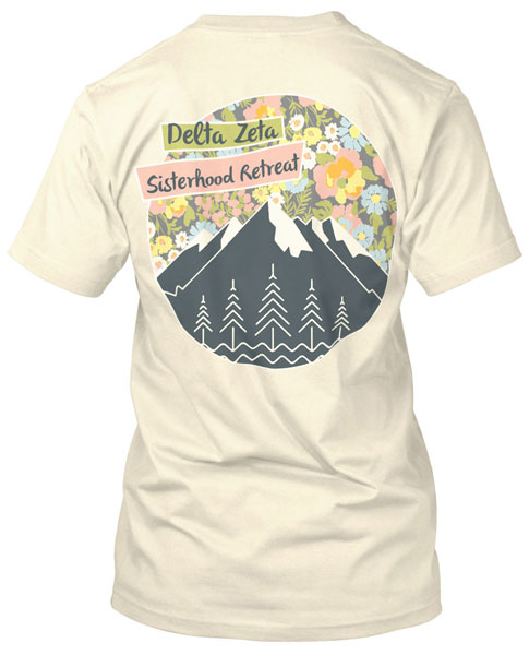 1065 Delta Zeta Sisterhood Retreat T-shirt