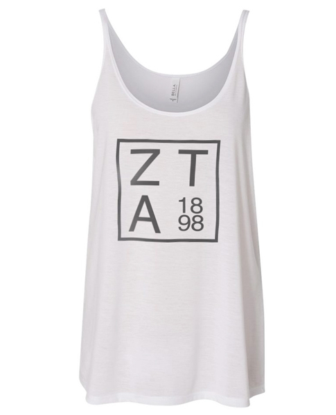Zeta Tau Alpha Flowy Tank Top