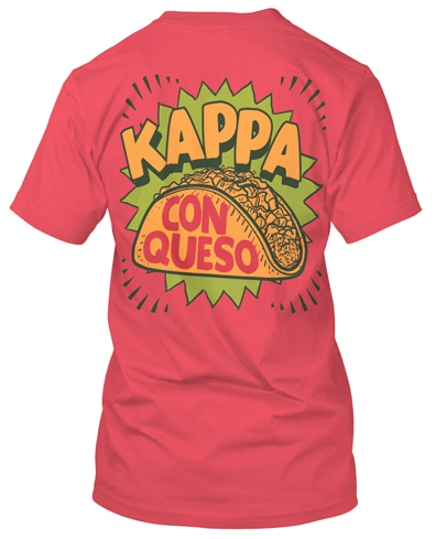 Kappa Kappa Gamma Kappa Con Queso T-shirt