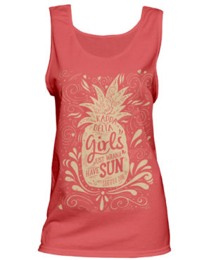 Kappa Delta Pineapple Tank Top