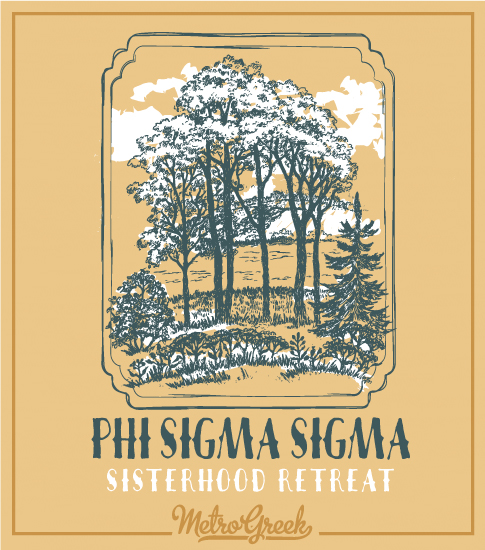 Phi Sigma Sigma Sisterhood Retreat Shirt