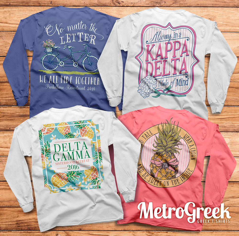 Cutest Fall Bid Day and Recruitment T Shirts Greek Shirts