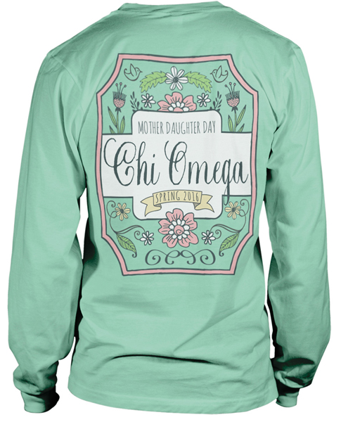 Chi Omega Mother Daughter T-shirts
