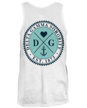 Delta Gamma Anchor Circle Tank Top