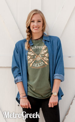 Kappa Delta Crossed Arrow T-shirt