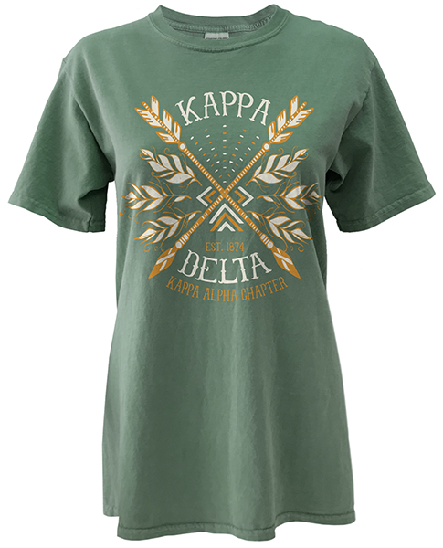 1927 Kappa Delta Crossed Arrow T Shirt Greek Shirts