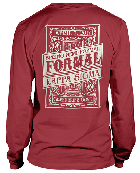 Kappa Sigma Formal T-shirt