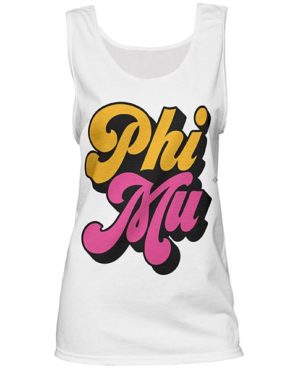 Phi Mu Retro Tank Top