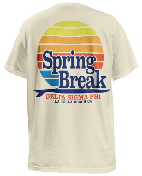 Spring Break T-shirt Delta Sigma Phi