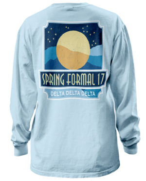 Tri Delta Formal Moon T-shirt