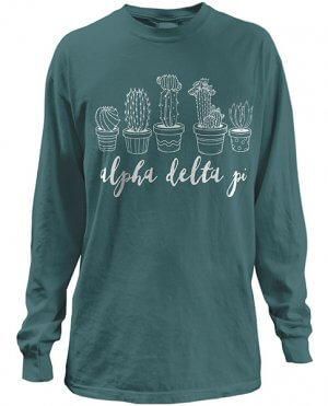 Alpha Delta Pi Shirt Cactus