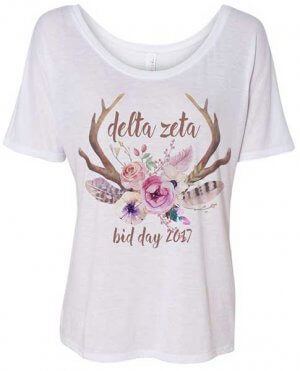 Delta Zeta Bid Day T-shirt