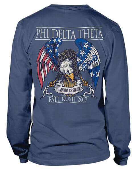 Phi Delta Theta Rush Shirt with Eagle