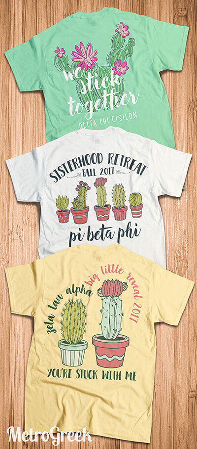 Sorority Cacti T-shirts