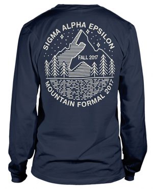 Sigma Alpha Epsilon Mountain Formal T-shirt