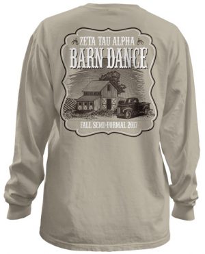 Zeta Tau Alpha Barn Formal T-shirt