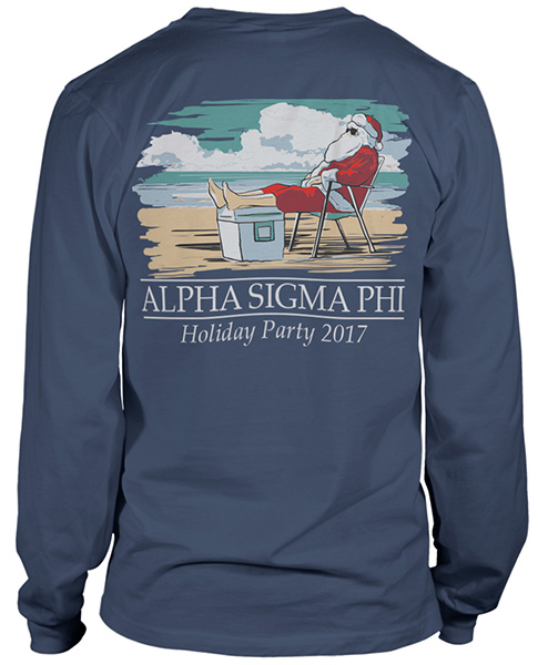 Alpha Sigma Phi Christmas T-shirt