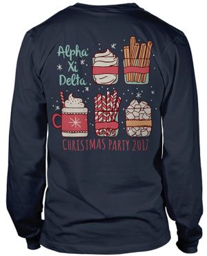 Alpha Xi Delta Christmas T-shirt