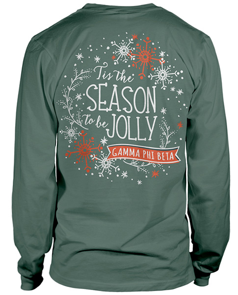 Gamma Phi Beta Christmas T-shirt