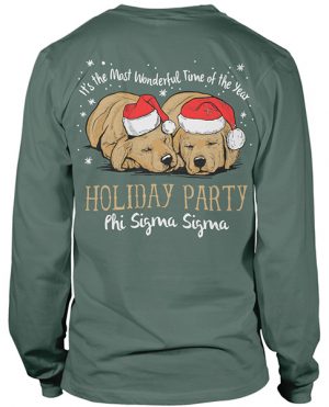 Phi Sigma Sigma Holiday Party T-shirt