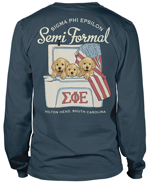 Sig Ep Formal T-shirt Puppies