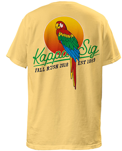 Kappa Sigma Rush Shirt Parrot