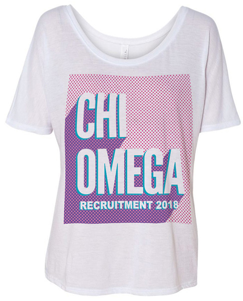 Chi Omega Recruitment T-shirt