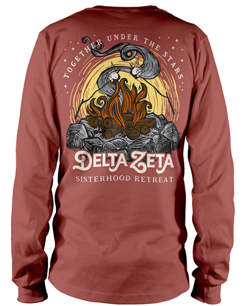 Delta Zeta T-shirt Campfire