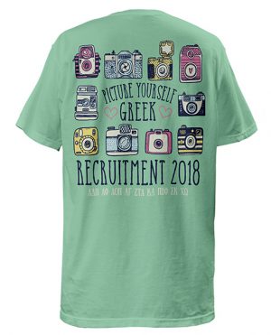 Picture Yourself Greek Recruitment T-shirt