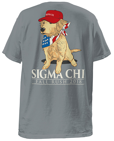 Sigma Chi Rush Shirt Red Cap