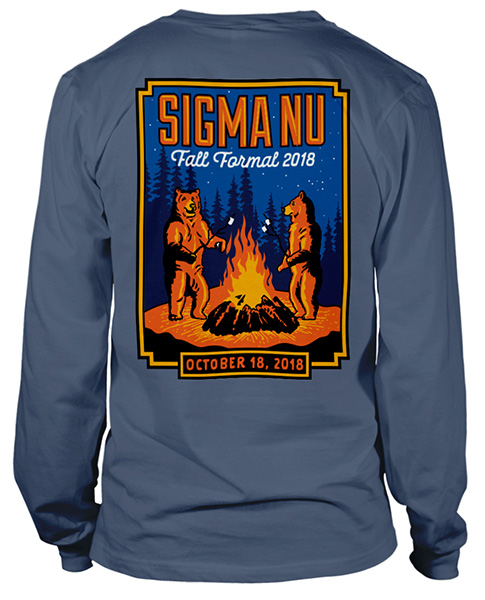 Sigma Nu Formal Shirt Bears