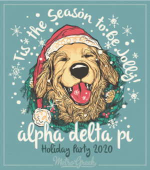 Alpha Delta Pi Holiday Retriever Shirt