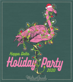 Kappa Delta Flamingo Holiday Party Shirt