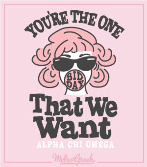 Alpha Chi Omega Bid Day T-shirt