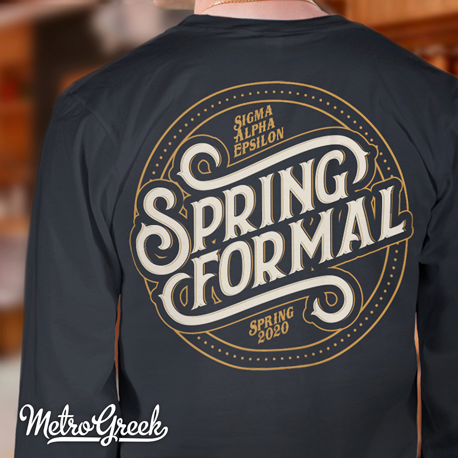Greek Spring Formal T-shirt
